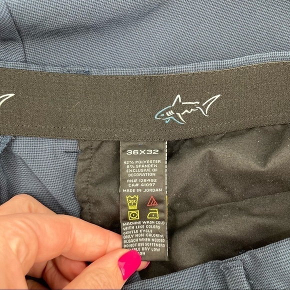 GREG NORMAN Men’s Navy Blue Pants slacks size: 36x32 - Picture 8 of 8